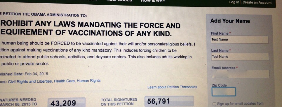White House Vaccine Petition Now Unfrozen? IMG_2313