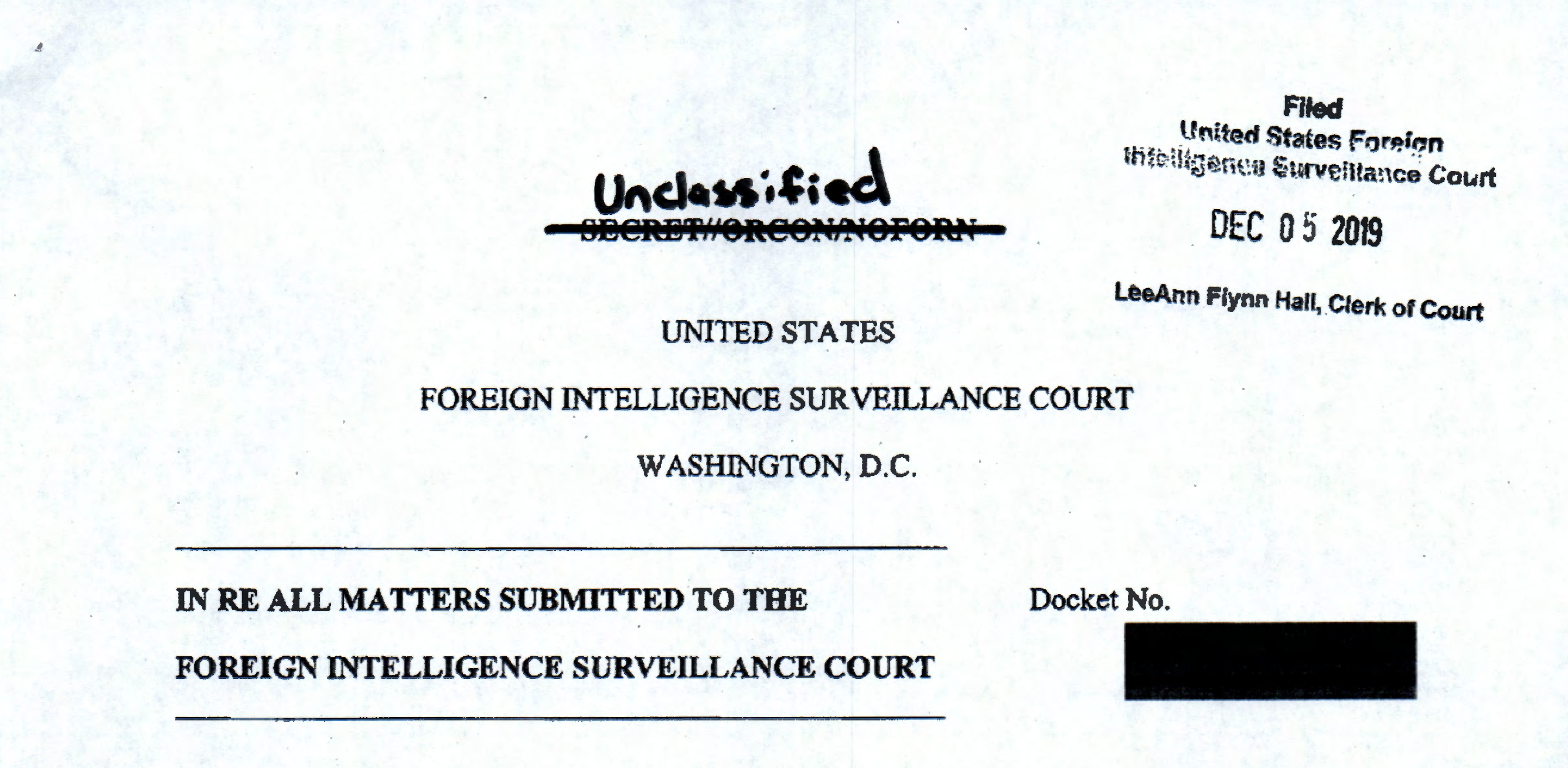 Read New Fisa Court Order To Fbi Re Trump Campaign Related Surveillance Sharyl Attkisson