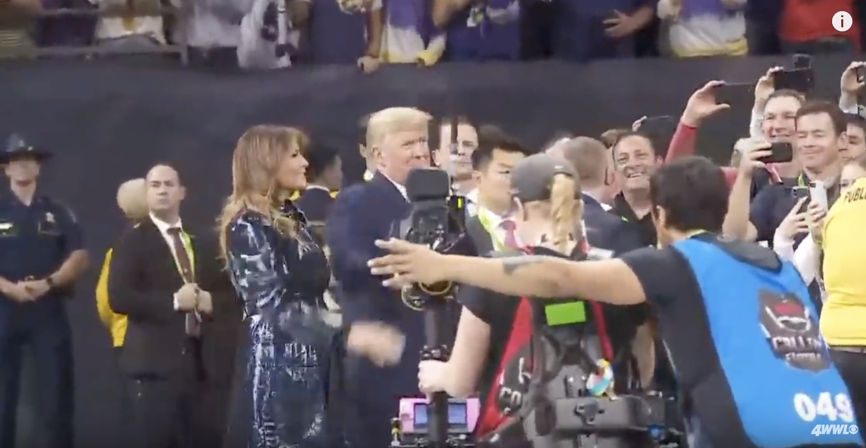 VIDEO College football crowd chants “Four More Years” at President