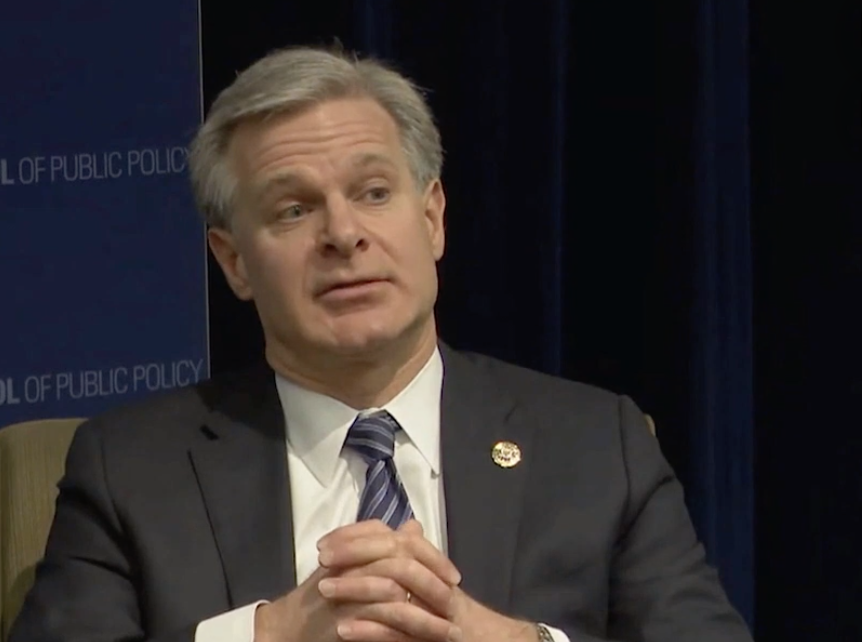 FBI director Wray is pressed on whether FBI had confidential sources at Capitol on Jan. 6